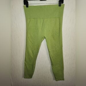 Joy Lab Large Green 7/8 Ribbed Leggings